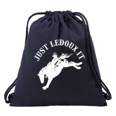 Just Ledoux It Cowboy Whiskey Wine Lover Drawstring Bag