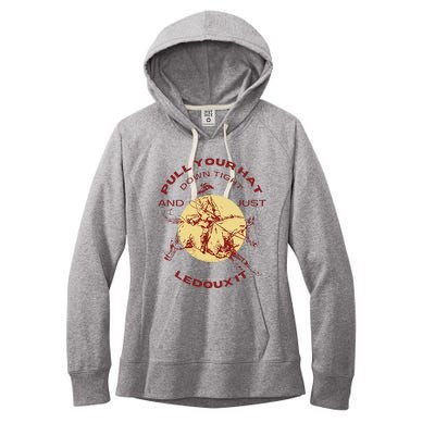 Just Ledoux It Cowboys Whiskey Wine Lover Women's Fleece Hoodie