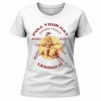 Just Ledoux It Cowboys Whiskey Wine Lover Women's T-Shirt