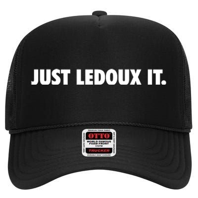 Just Ledoux It Cowboy Whiskey Rodeo Wine Lover High Crown Mesh Back Trucker Hat