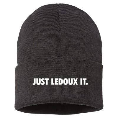 Just Ledoux It Cowboy Whiskey Rodeo Wine Lover Sustainable Knit Beanie