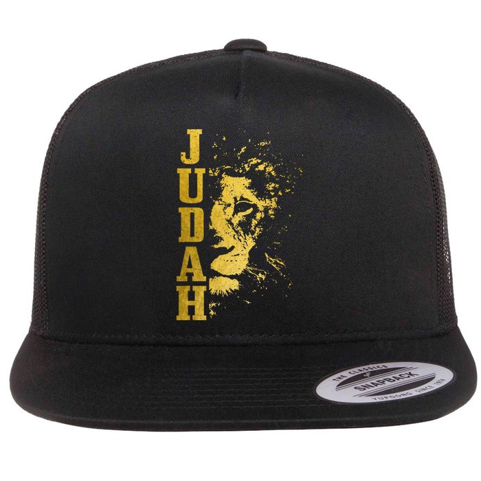 Judah Lion Israelite Vintage Men Women Reggae Israel Hebrew Flat Bill Trucker Hat