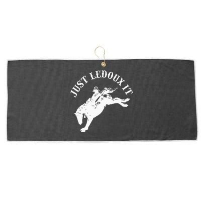 Just Ledoux It Cowboy Whiskey Wine Lover Large Microfiber Waffle Golf Towel