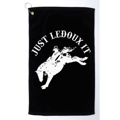 Just Ledoux It Cowboy Whiskey Wine Lover Platinum Collection Golf Towel