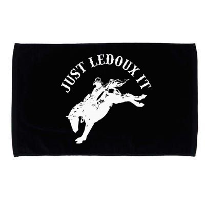 Just Ledoux It Cowboy Whiskey Wine Lover Microfiber Hand Towel