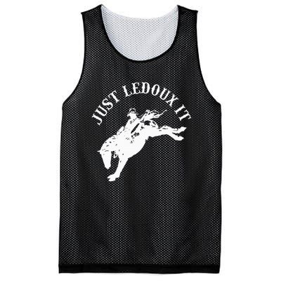 Just Ledoux It Cowboy Whiskey Wine Lover Mesh Reversible Basketball Jersey Tank