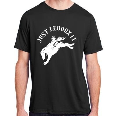 Just Ledoux It Cowboy Whiskey Wine Lover Adult ChromaSoft Performance T-Shirt