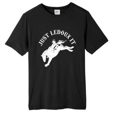 Just Ledoux It Cowboy Whiskey Wine Lover Tall Fusion ChromaSoft Performance T-Shirt