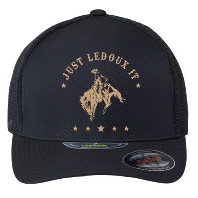 Just Ledoux It Cowboy Whiskey Wine Lover Flexfit Unipanel Trucker Cap