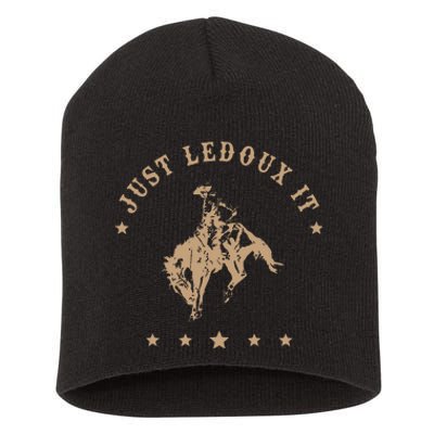 Just Ledoux It Cowboy Whiskey Wine Lover Short Acrylic Beanie