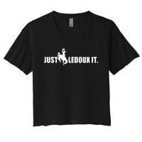 Just Ledoux Igift Msn For Horses Women's Crop Top Tee