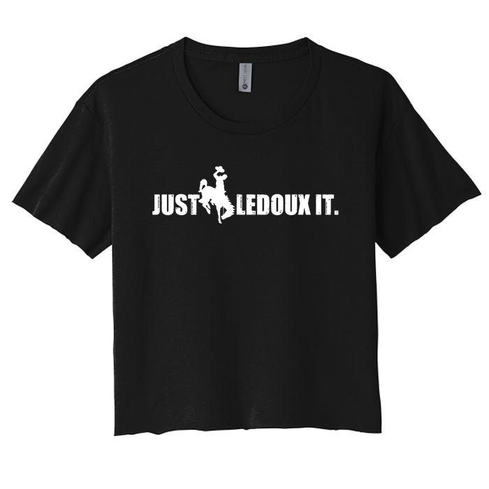 Just Ledoux Igift Msn For Horses Women's Crop Top Tee