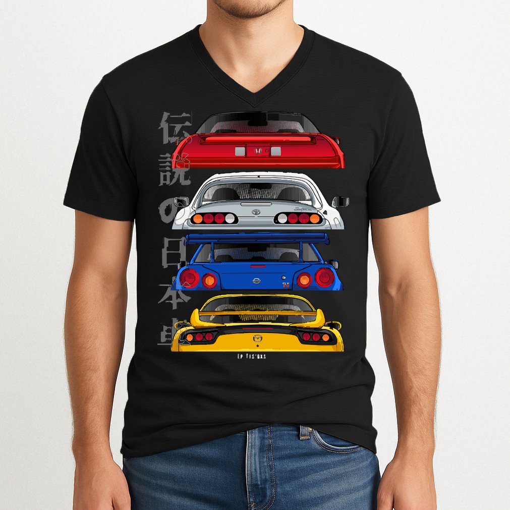 Jdm Legends V-Neck T-Shirt