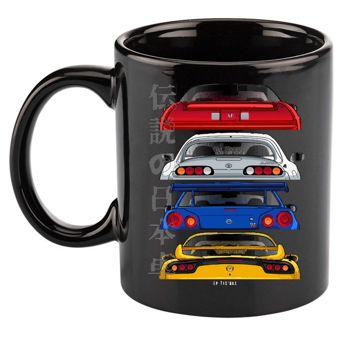 Jdm Legends 11oz C Handle Ceramic Mug