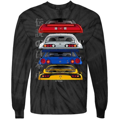Jdm Legends Tie-Dye Long Sleeve Shirt