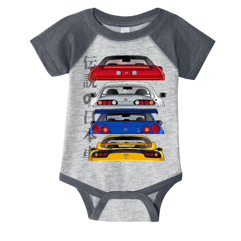 Jdm Legends Infant Baby Jersey Bodysuit