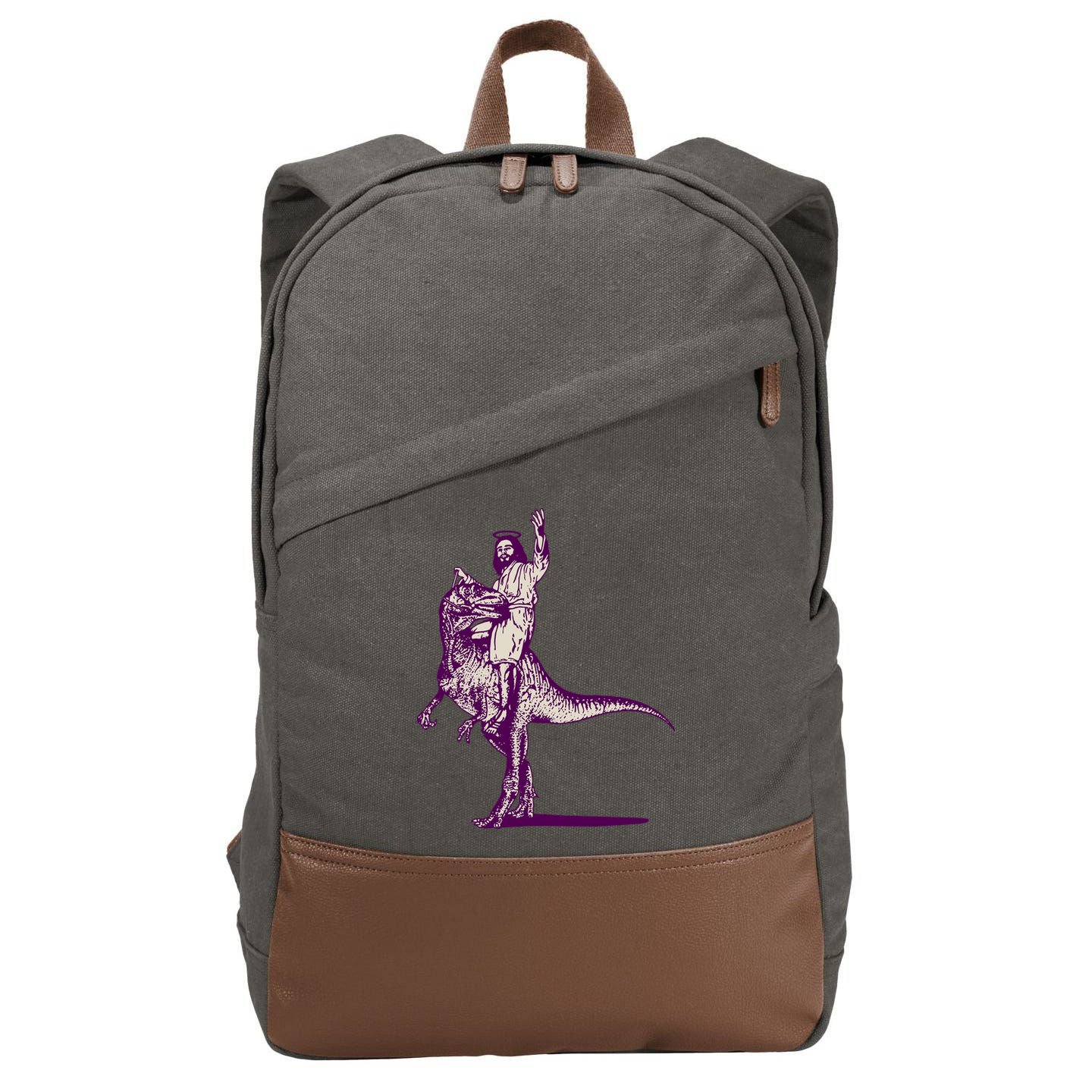 Jesus Lizard Cotton Canvas Backpack