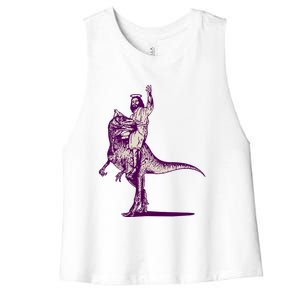 Jesus Lizard Women's Racerback Cropped Tank