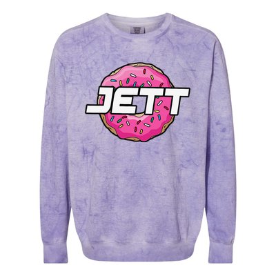 Jett Lawrence JL18 Motocorss Supercross Donut Colorblast Crewneck Sweatshirt