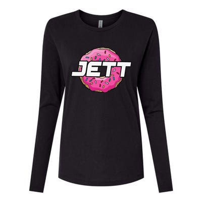 Jett Lawrence JL18 Motocorss Supercross Donut Womens Cotton Relaxed Long Sleeve T-Shirt