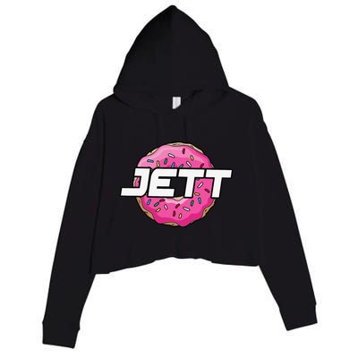 Jett Lawrence JL18 Motocorss Supercross Donut Crop Fleece Hoodie