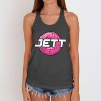 Jett Lawrence JL18 Motocorss Supercross Donut Women's Knotted Racerback Tank