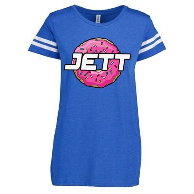 Jett Lawrence JL18 Motocorss Supercross Donut Enza Ladies Jersey Football T-Shirt