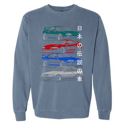 Jdm Legends Garment-Dyed Sweatshirt