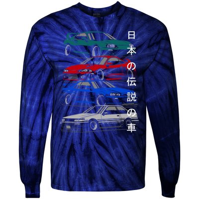 Jdm Legends Tie-Dye Long Sleeve Shirt