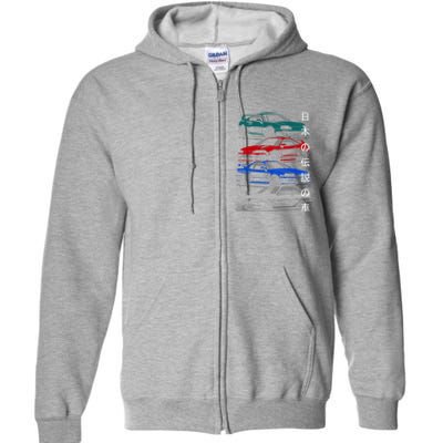 Jdm Legends Full Zip Hoodie