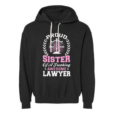 Justice Lawyer Jurist Attorney Prosecutor Paralegal Sister Garment-Dyed Fleece Hoodie