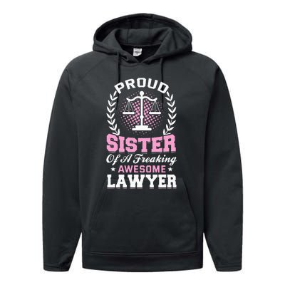 Justice Lawyer Jurist Attorney Prosecutor Paralegal Sister Performance Fleece Hoodie