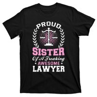 Justice Lawyer Jurist Attorney Prosecutor Paralegal Sister T-Shirt