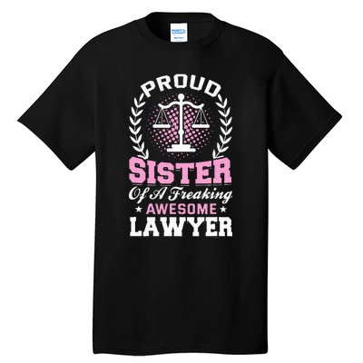 Justice Lawyer Jurist Attorney Prosecutor Paralegal Sister Tall T-Shirt