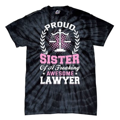 Justice Lawyer Jurist Attorney Prosecutor Paralegal Sister Tie-Dye T-Shirt