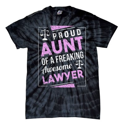 Justice Lawyer Jurist Attorney Prosecutor Paralegal Aunt Tie-Dye T-Shirt