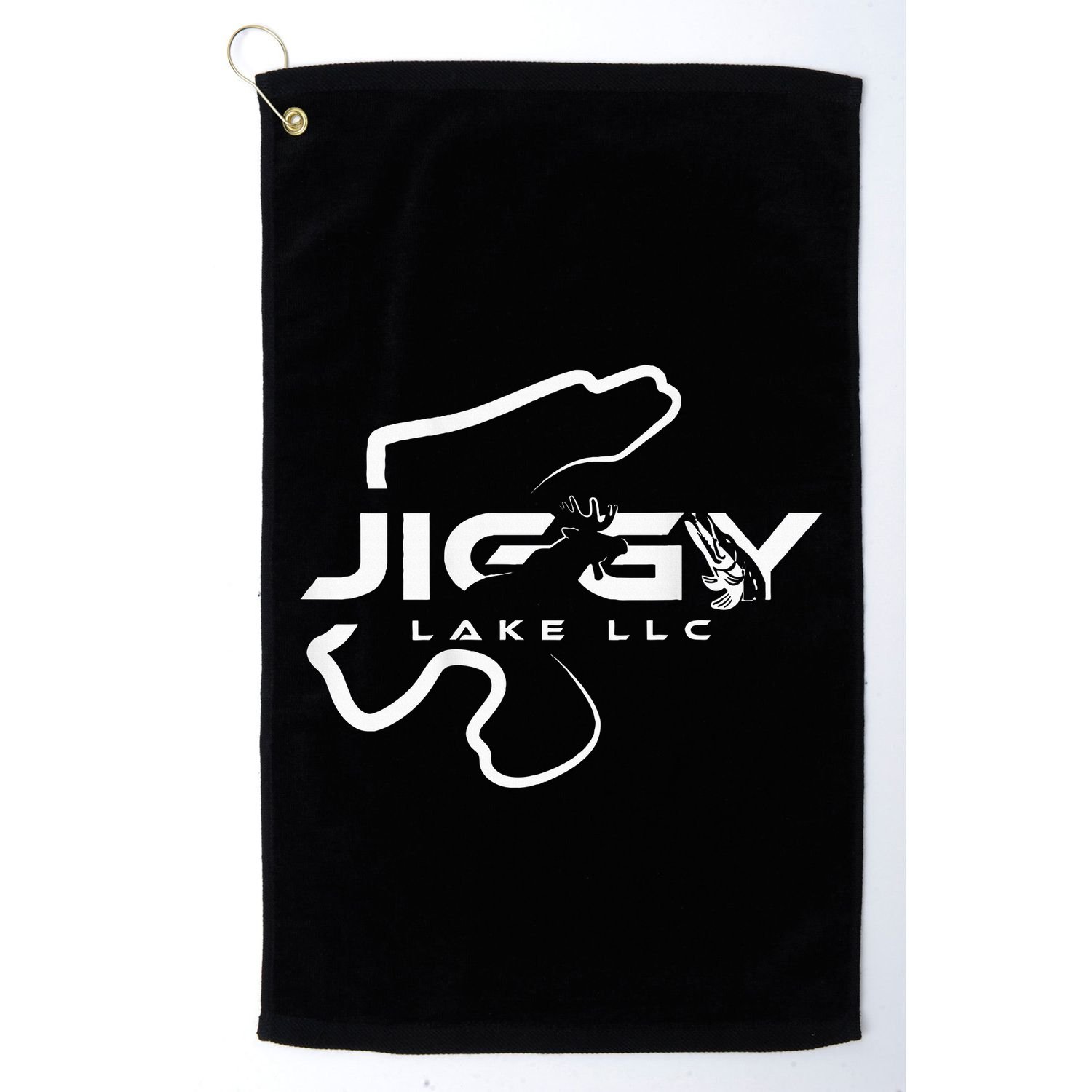 Jiggy Lake Golf Towel