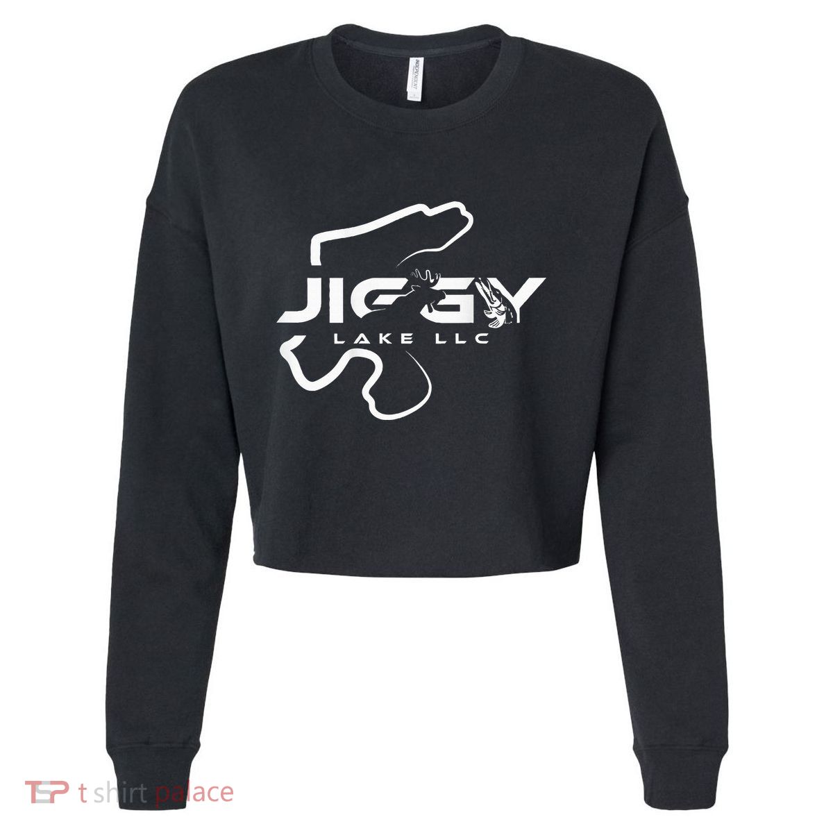 Jiggy Lake Cropped Pullover Crew