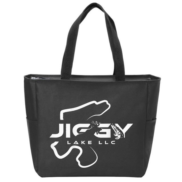 Jiggy Lake Zip Tote Bag