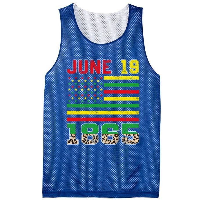 Juneteenth Leopard June 19 Black History African Freedom Day Gift Mesh Reversible Basketball Jersey Tank