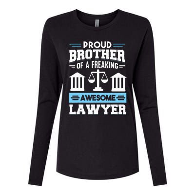 Justice Lawyer Jurist Attorney Prosecutor Paralegal Brother Womens Cotton Relaxed Long Sleeve T-Shirt