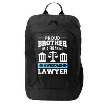 Justice Lawyer Jurist Attorney Prosecutor Paralegal Brother City Backpack