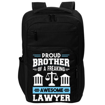 Justice Lawyer Jurist Attorney Prosecutor Paralegal Brother Impact Tech Backpack