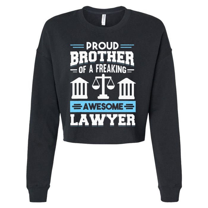 Justice Lawyer Jurist Attorney Prosecutor Paralegal Brother Cropped Pullover Crew