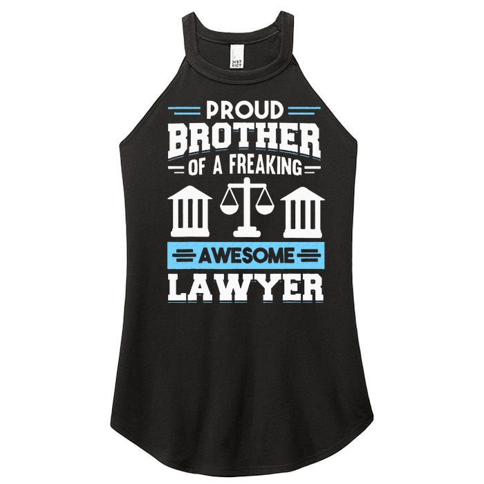 Justice Lawyer Jurist Attorney Prosecutor Paralegal Brother Women’s Perfect Tri Rocker Tank