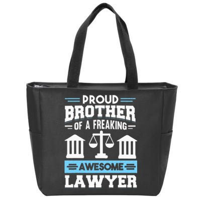 Justice Lawyer Jurist Attorney Prosecutor Paralegal Brother Zip Tote Bag