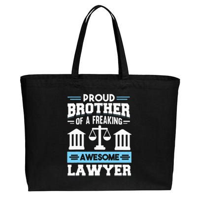 Justice Lawyer Jurist Attorney Prosecutor Paralegal Brother Cotton Canvas Jumbo Tote