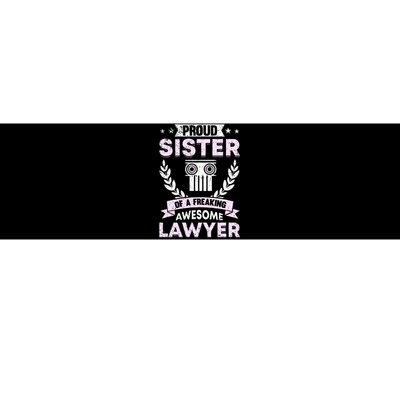 Justice Lawyer Jurist Attorney Prosecutor Paralegal Sister Bumper Sticker