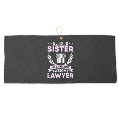 Justice Lawyer Jurist Attorney Prosecutor Paralegal Sister Large Microfiber Waffle Golf Towel