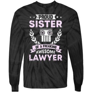 Justice Lawyer Jurist Attorney Prosecutor Paralegal Sister Tie-Dye Long Sleeve Shirt